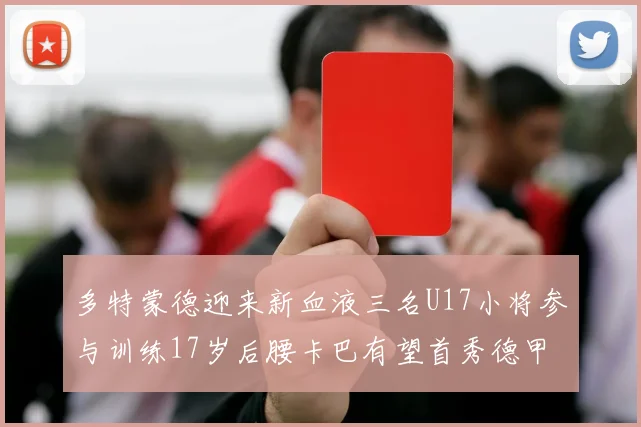 多特蒙德迎来新血液三名U17小将参与训练17岁后腰卡巴有望首秀德甲